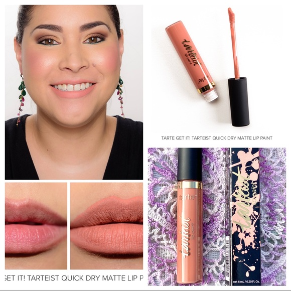 🎉HP NIB “Tarteist Lip Paint” In Shade “Get It” Warm Nude Peach 🍑 - Picture 3 of 15